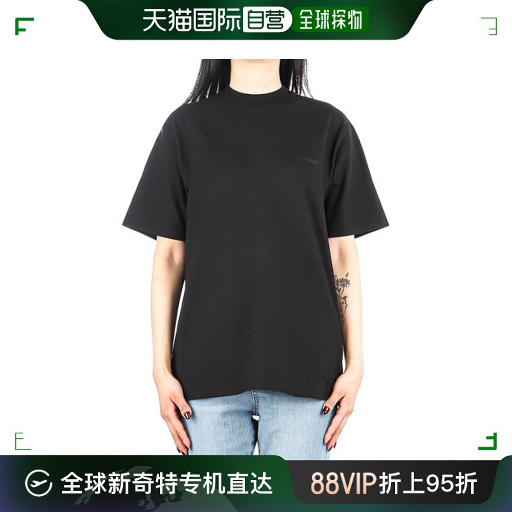 韩国直邮[offwhite]女性DIAG短袖T恤衫 23SS OWAA049C99JER00110