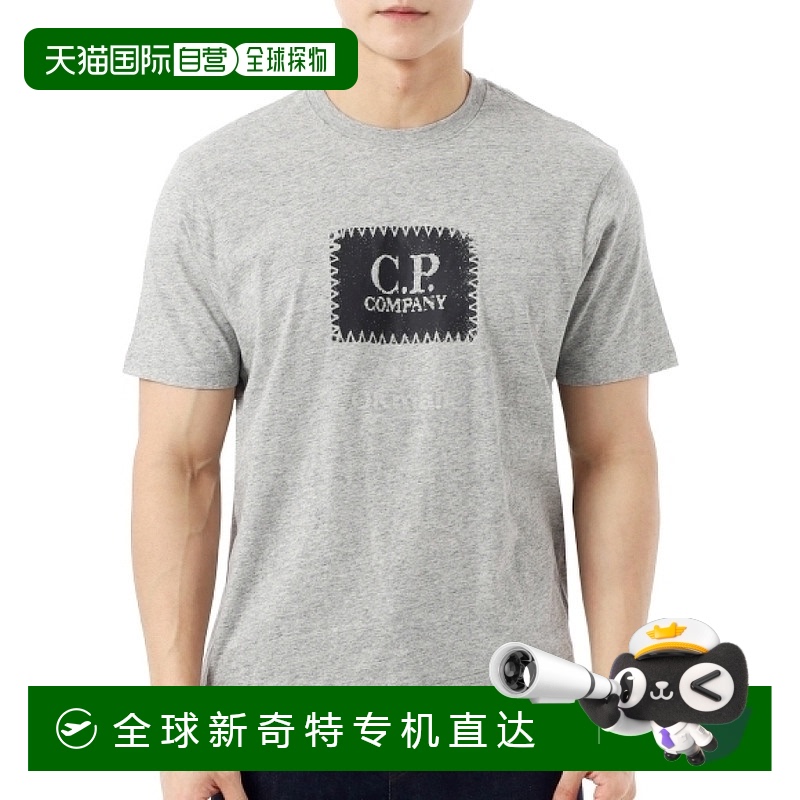 韩国直邮CP COMPANY 30/1 球衣徽标标签 T 恤 (18CMTS029A 005100