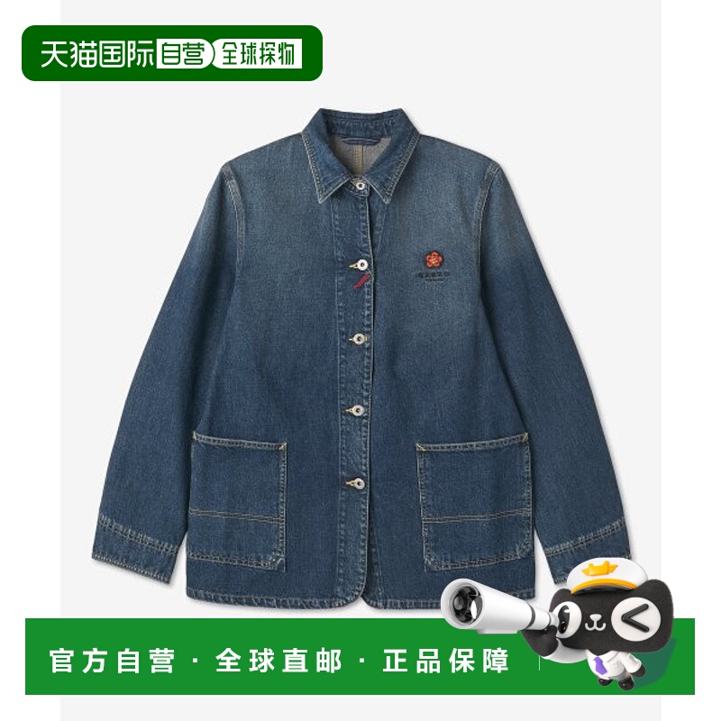 韩国直邮KENZO 夹克FD52DV2326B2DDBOKE FLOWER DENIM JACKET女士