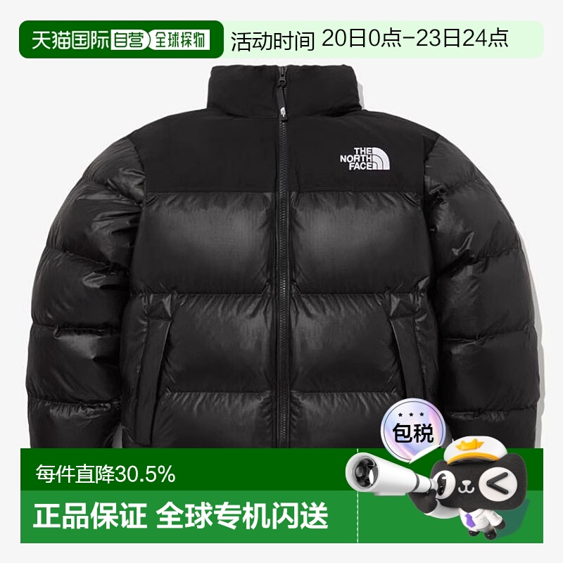 韩国直邮TheNorthFace北面男女同款立领羽绒服保暖外套秋冬黑色