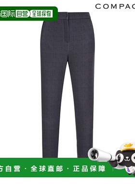 韩国直邮compagna 格纹针织长裤_CABW1-WPL900直筒裤