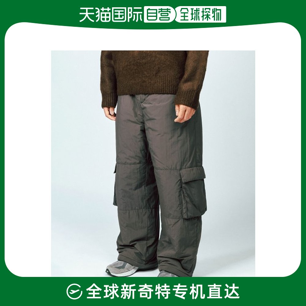 韩国直邮YALE NYLON CARGO PADDED PANTS BROWN男装休闲裤YD09PT8