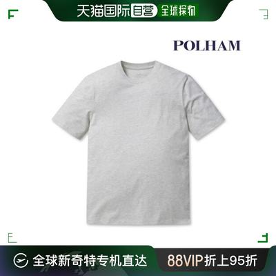 韩国直邮[POLHAM] 男女同款 纯棉材质 基本款 短袖 T恤_PHC2TR371