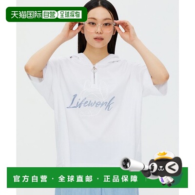 韩国直邮LIFEWORK 女士女士卫衣/绒衫LW232HD841新款帽衫连帽衫