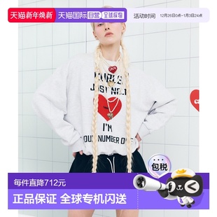 GURLS CALIE女士女士卫衣 CA25ASW001WMF JUST 绒衫 韩国直邮AS