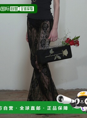 韩国直邮SCULPTOR美式复古街头辣妹潮牌新款半身裙SC24S424BK长裙