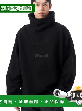 韩国直邮J.LINDEBERG 阿蒙德羊毛外套毛衣 (FMJS11670-9999) 高领