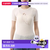 未染色 SP25 Ponte 恤 韩国直邮Baserange TOPS