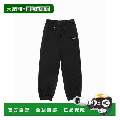 韩国直邮acme de la vie AKMEDRABI 基本款徽标纳绒长裤 基本款黑