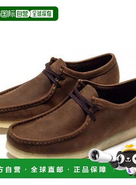 韩国直邮clarks Clarks Wallaby Beeswax 棕色男士乐福鞋 2615660
