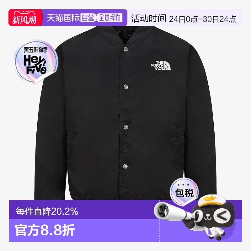 韩国直邮北面THE NORTH FACE条纹Logo刺绣宽松夹克外套男NJ3BR51