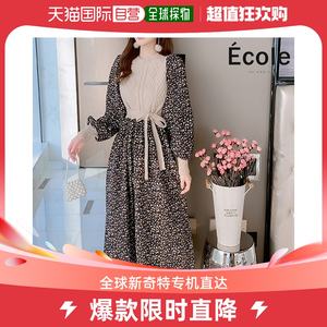 韩国直邮ECOLEdePARIS连衣裙[Ecold Paris] BEVIZO针织衫花纹