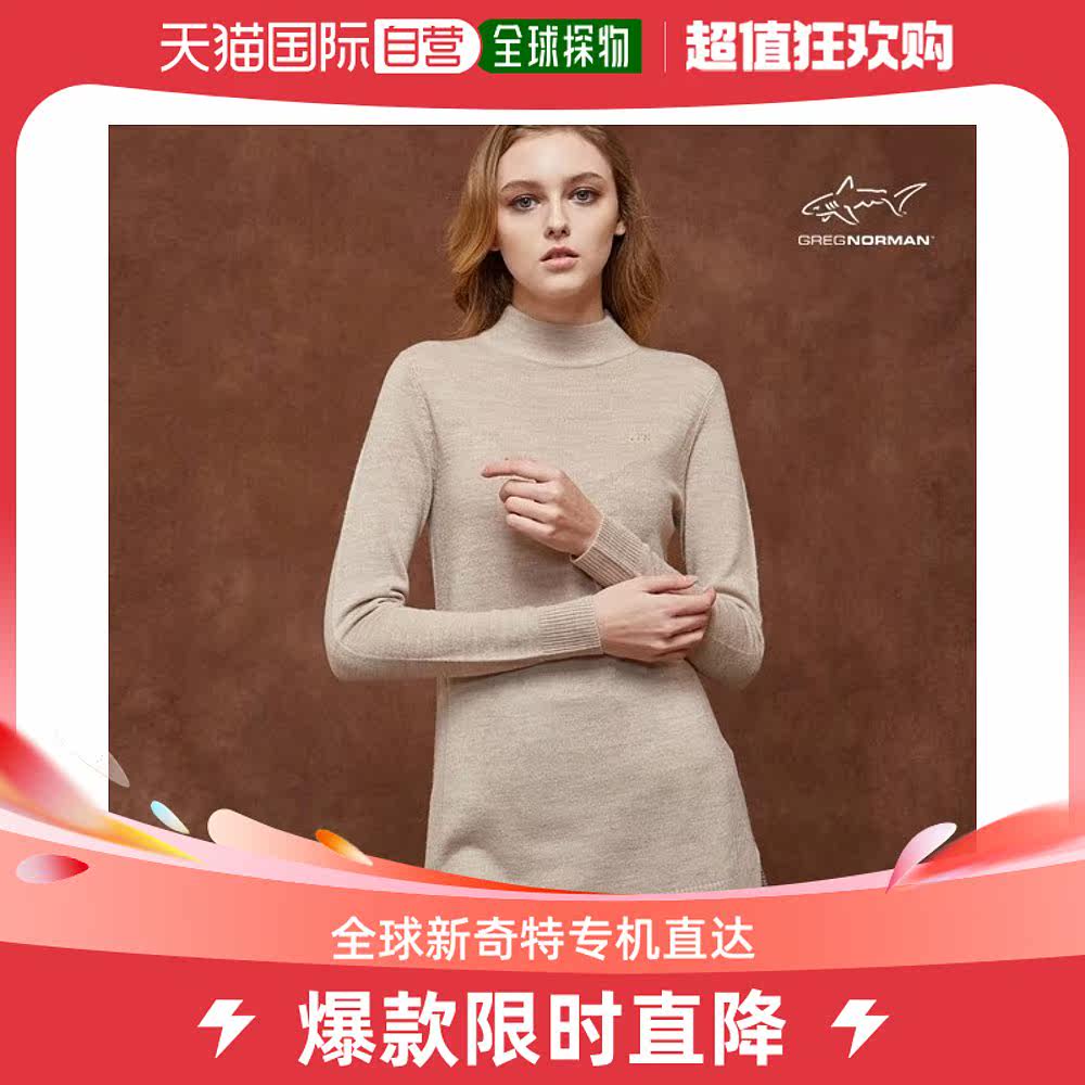 韩国直邮GREG NORMAN T恤 [gregnorman] 提花手感绣花商标高领长_属于什么档次？