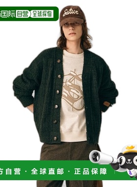 韩国直邮SATUR设计师款大气简约日常休闲个性针织衫SA23FWMK04GN