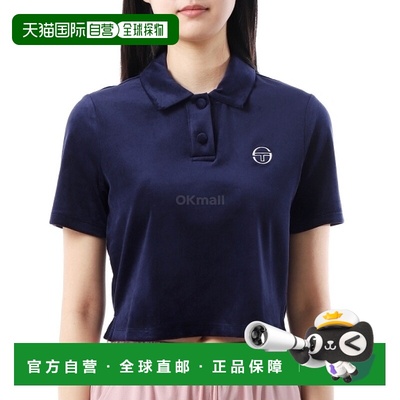 韩国直邮Sergio Tacchini ADELE POLO (STS25W51052-海蓝色) 短袖