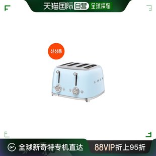 蓝色 斯麦格多功能复古烤面包机吐司机家用 TSF03PB 韩国直邮SMEG