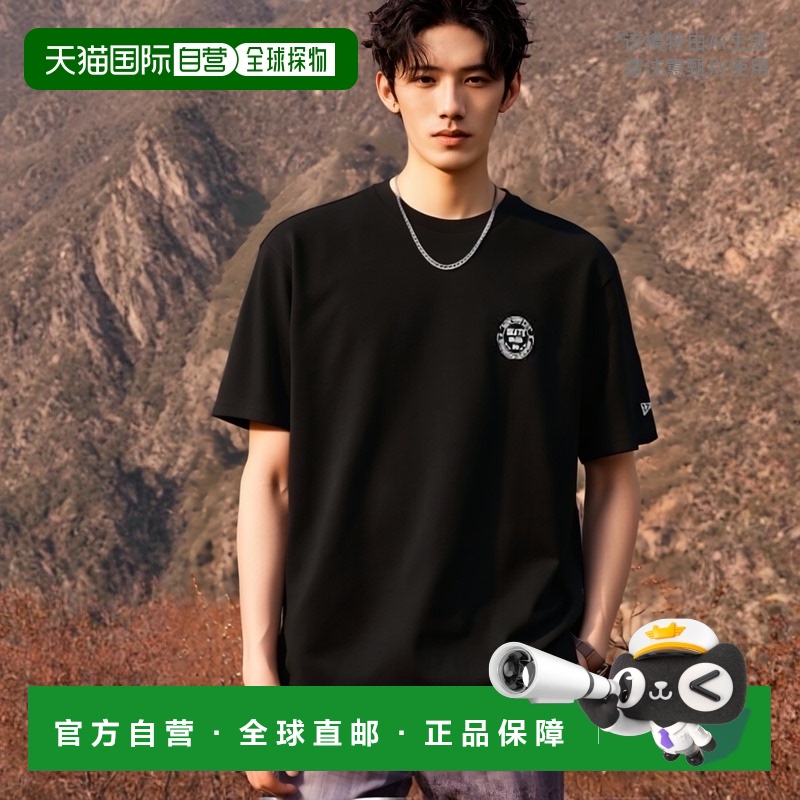 韩国直邮NEW ERA 男士T恤AP STREET NE SKATE BOARD RS42 BLK 141
