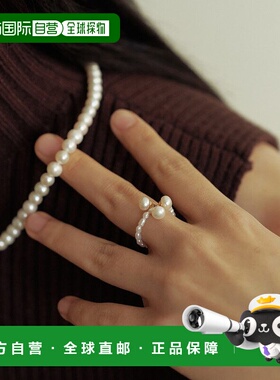 韩国直邮TATIANA 三重浆果扣珍珠戒指TATI301564749