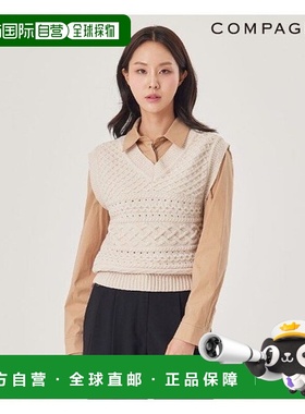 韩国直邮compagna VQUALITY-Back-Patterned-Vest_CCCS0-WSV010