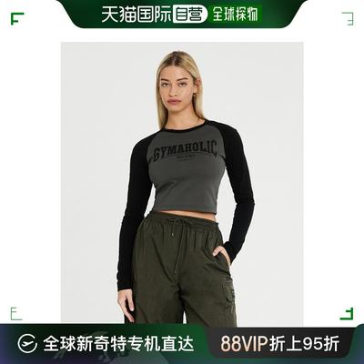 韩国直邮HDEX 女士女装T恤Womens Gym Holic Raglan Long Sleeve C