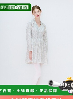 韩国直邮margarin fingers韩版少女小清新甜美自然气质连衣裙3015