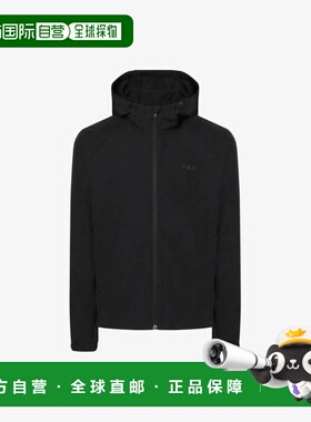 韩国直邮FILA CQK FS253JK02U001-001 梭织弹力连帽夹克，带 M 轮