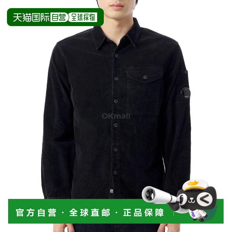韩国直邮CP COMPANY 灯芯绒镜片长袖纽扣衬衫 (19CMSH071A 006410