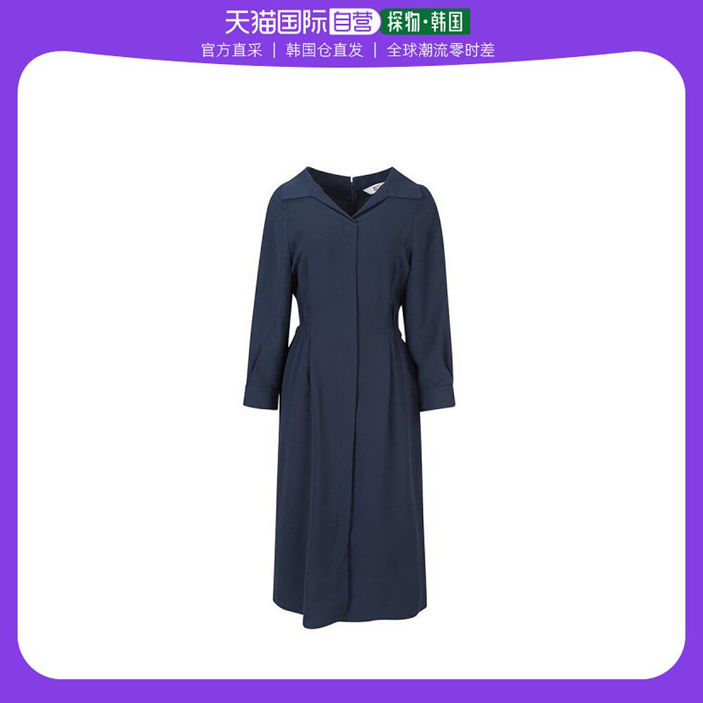 韩国直邮BESTIBELLI 连衣裙 侧腰橡筋领子连衣裙FO2509BLD