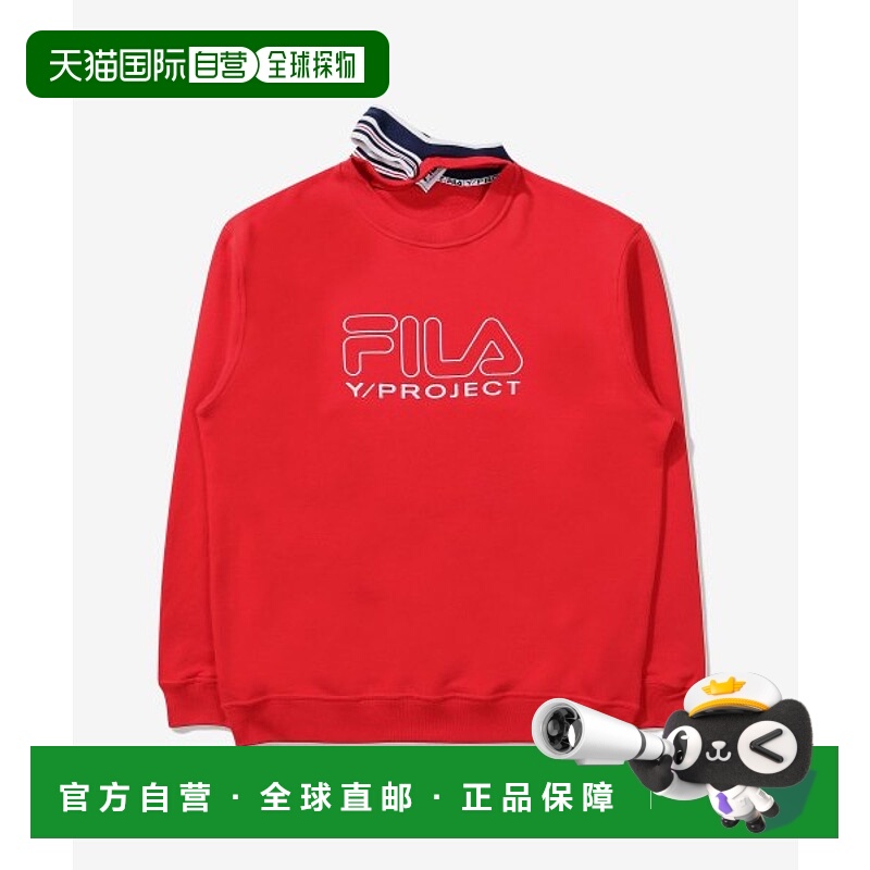 韩国直邮FILA 男士卫衣1100FS2POE1Y02XRED斐乐