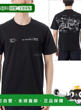 韩国直邮CP COMPANY 大都会系列丝光针织都市图案T恤 (18CLTS045A