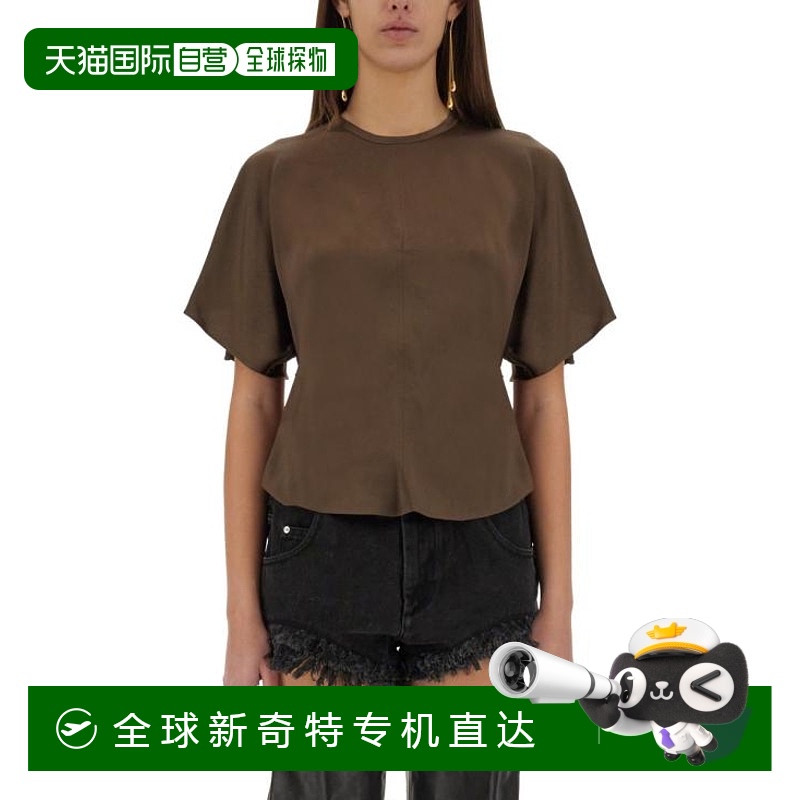 韩国直邮ISABEL MARANT25SS短袖T恤女HT0568FA C1J04I50BZ MILITA
