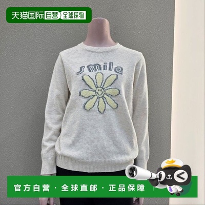 韩国直邮compagna 花朵圆针织 T 恤 CAEW0-WSL100