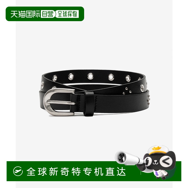 韩国直邮INSILENCE女款街头复古酷帅时髦设计师新款皮带IW2D2AC01