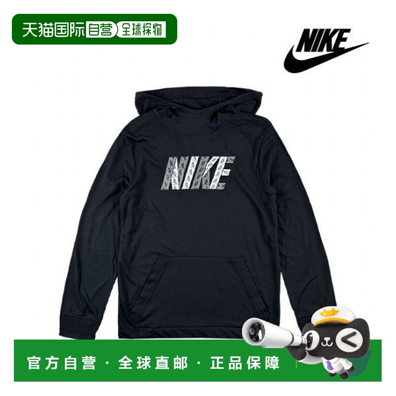 韩国直邮NIKE {仅限店内｝NIKE 儿童连帽衫CU9163-010_BK 898638