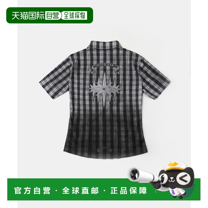 韩国直邮BADBLOOD 公用男衬衫w-sht25-006 Cosmo Graphic Short S