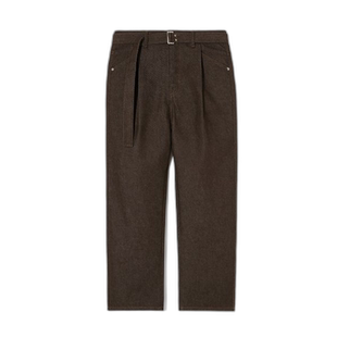 韩国直邮SATUR设计师款大气简约日常休闲个性牛仔裤SA22SSMDP04BR