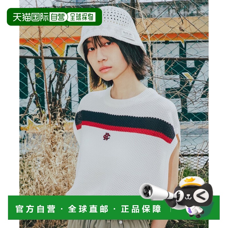 韩国直邮ROMANTIC CROWN 公用棉马甲DOUBLE LINE WAFFLE KNIT VES