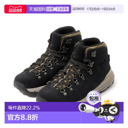 韩国直邮Danner Mountain 600（M）黑色/卡其色（62288） 高帮/中