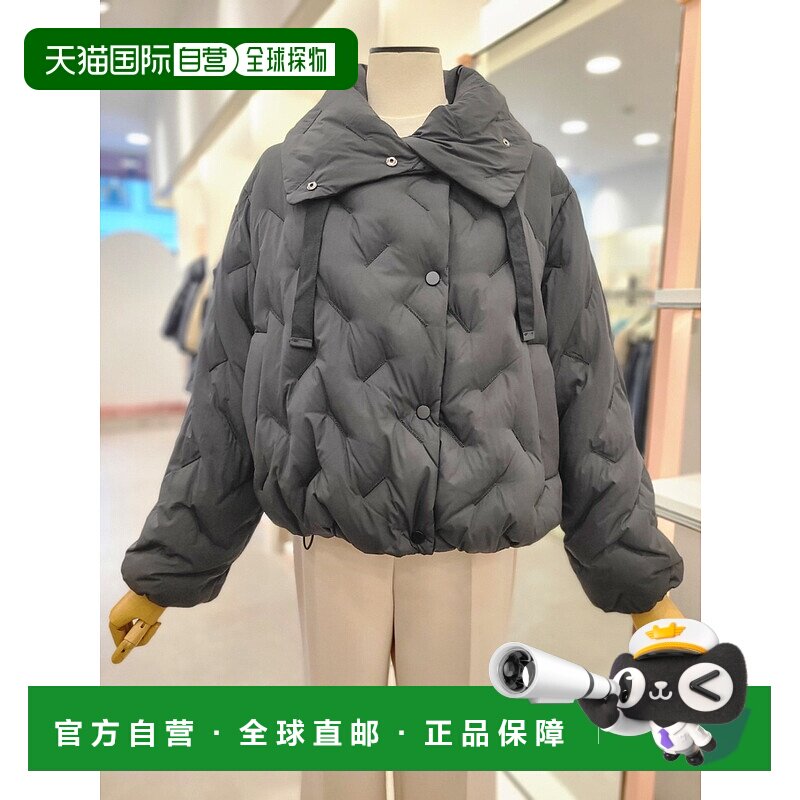 韩国直邮[ITMICHAA] 女性宽型领子鹅毛短羽绒外套 (ITOAWPD350)