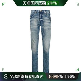 WBMDBLUE 男P001 BRAND24SS牛仔直筒裤 韩国直邮PURPLE