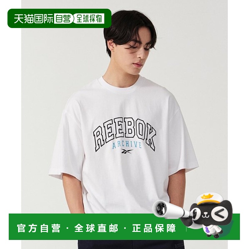 韩国直邮REEBOK锐步 VectorT恤RETS3ER13WT VECTOR 93 ACHIVE