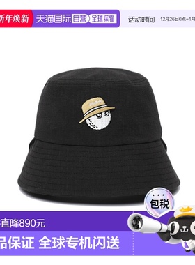 韩国直邮MALBON GOLF女士帽子M5142PHT20BLK UNBALANCE BRIM BUCKE