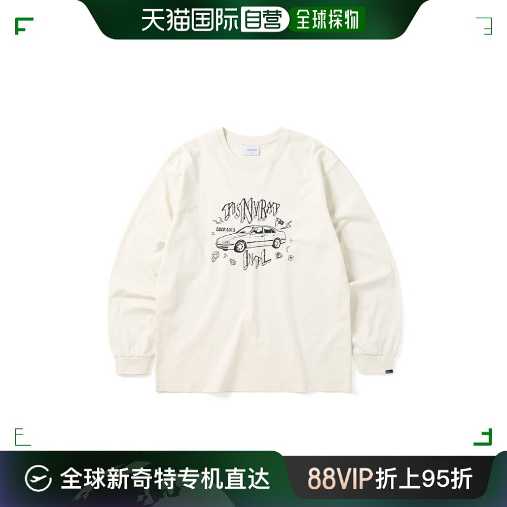 韩国直邮THISISNEVERTHAT T恤TISNVRAT Car L/S Tee NaturalTN223