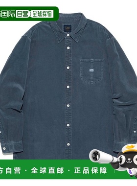 韩国直邮LEE LE2503SH06BL 李洛克口袋染色灯芯绒衬衫（蓝色