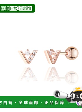 韩国直邮STONEHENGE 女士耳钉 SAG-24B81T-S4RCG00 14k 单只