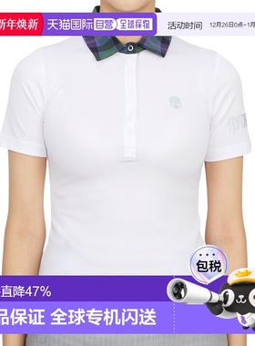 1h可退 韩国直邮hydrogen 女士 高尔夫衬衫短袖商场