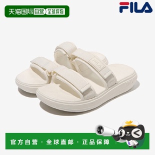 韩国直邮Fila斐乐男女运动一字拖鞋 1SM01935E001 透气休闲外穿凉鞋