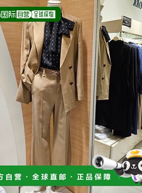 韩国直邮THE IZZAT 더아이잗2023FW가을최신상 기본더블투버튼울바지정장셋트_P345780753