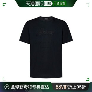 韩国直邮BRIONI24SS短袖 1000Black T恤男UJCH0LOA621