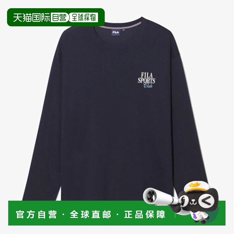 韩国直邮FILA Whella FILA 图案长袖 T 恤 FS253RL01X002472